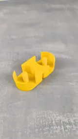 Yellow paraffin wax holder for Brother knitting machine