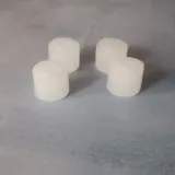 Round paraffin wax refills, close-up