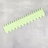 Green 2x1 and 1x1 ribbing needle selector tool for standard gauge knitting machines