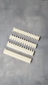 4-piece white needle pusher set for Brother KH-110 / KH-120 7-gauge (3.5mm) knitting machines